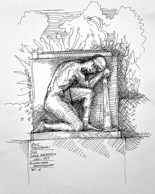 Zeichnung von Bernhard Lubos