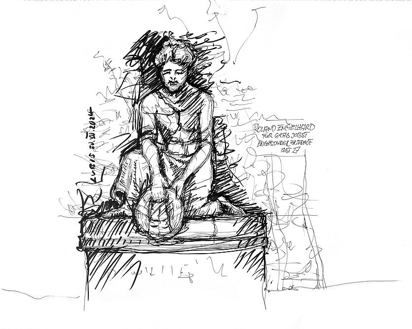 Zeichnung von Bernhard Lubos