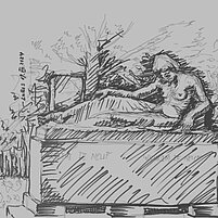 Zeichnung von Bernhard Lubos