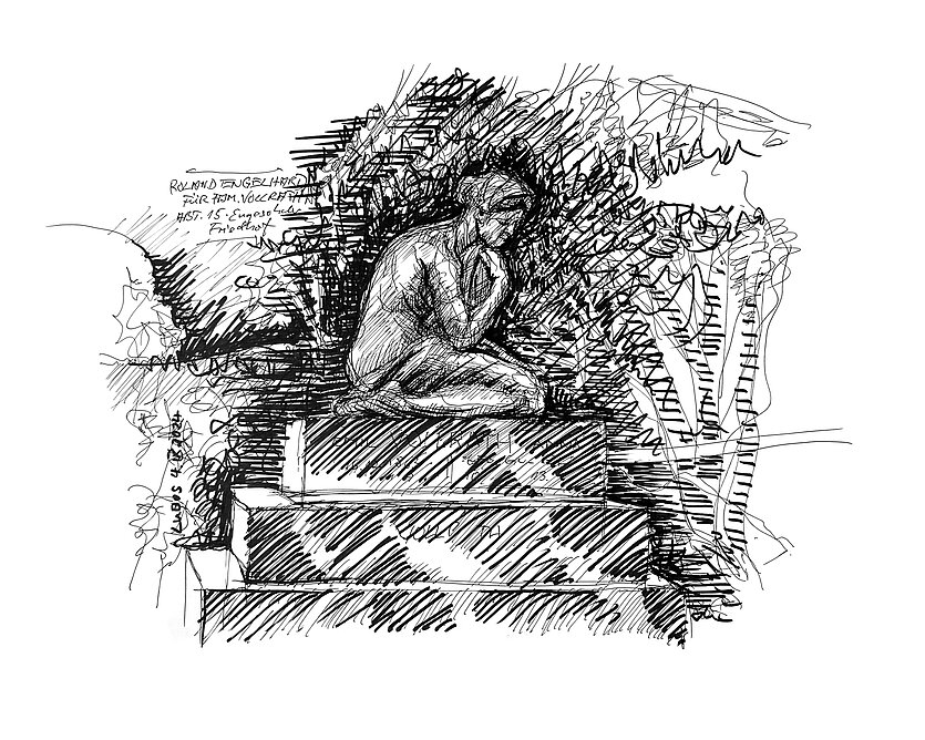 Zeichnung von Bernhard Lubos